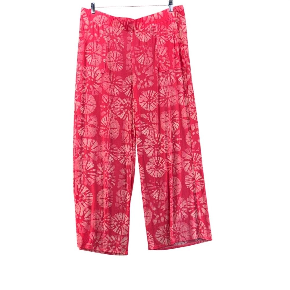 LOGO Lori Goldstein Swim Coverup Pink XL